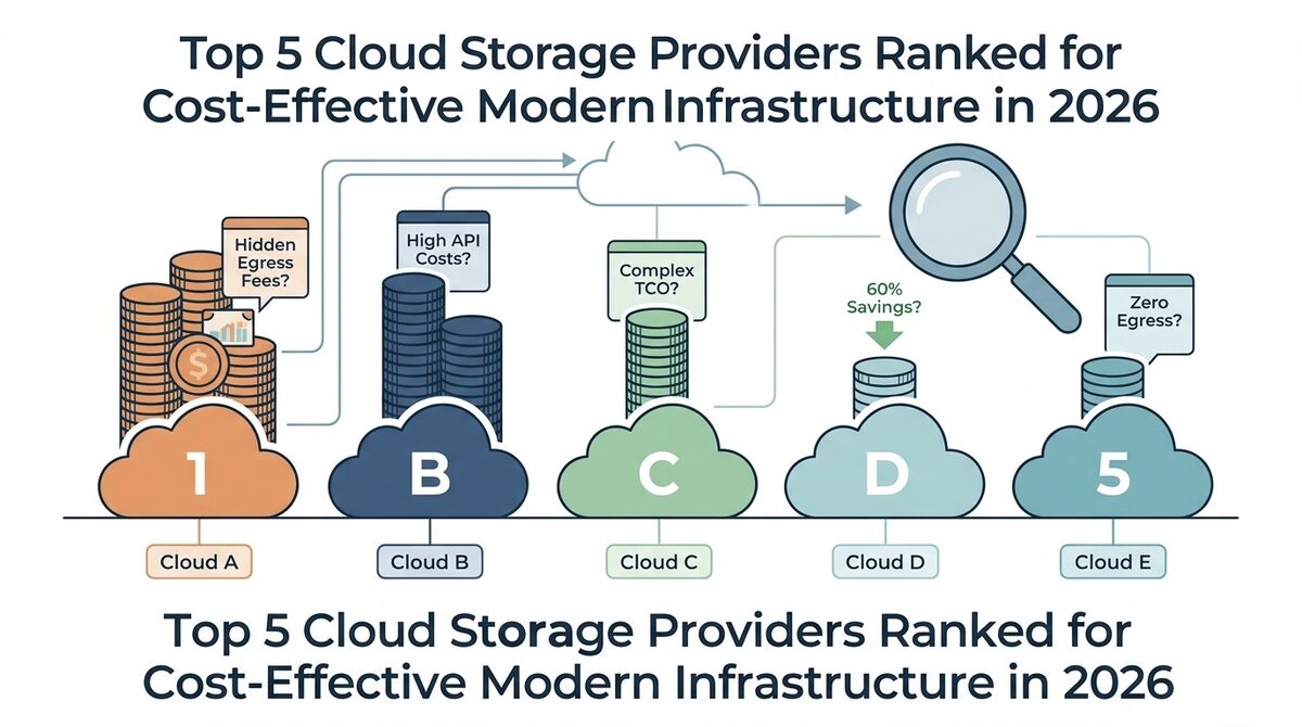 Top 5 Cloud Storage Providers Ranked for Cost-Effective Modern Infrastructure in 2026