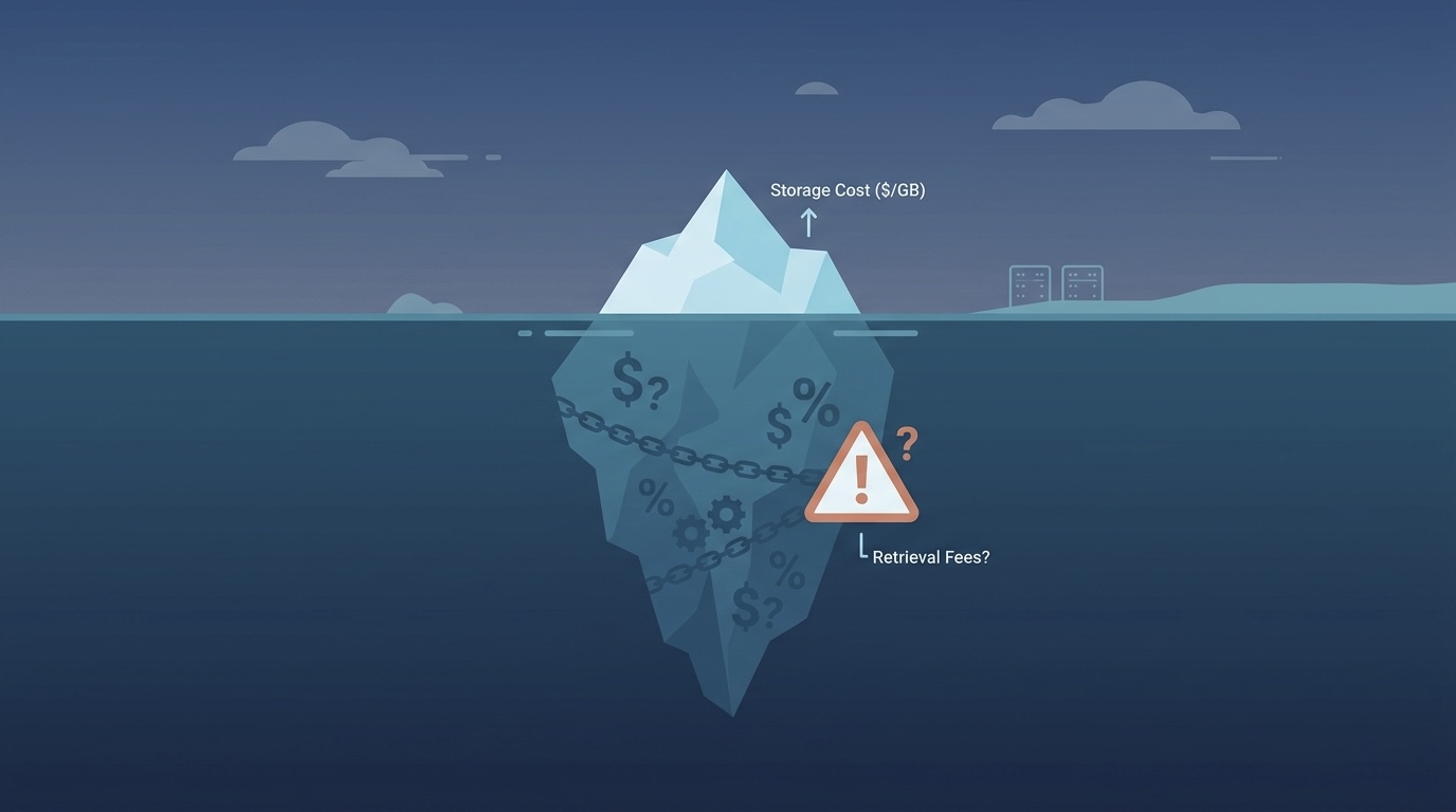 Cold Storage Showdown 2026: S3 Glacier vs Google Archive vs Azure Archive vs Wasabi vs B2 (Decision Framework)