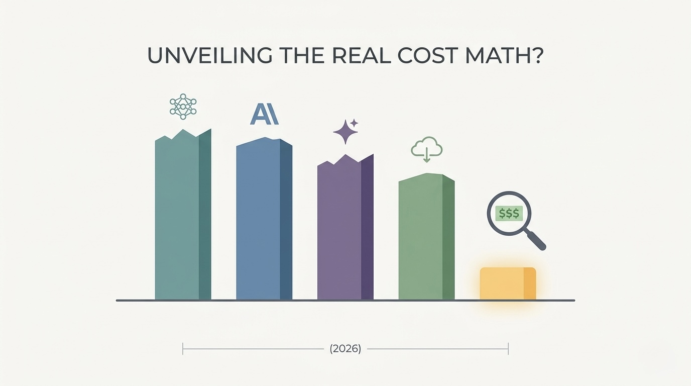 GPT-5 vs Claude 4.7 vs Gemini 3 vs Bedrock: The Real LLM API Cost Math (2026)