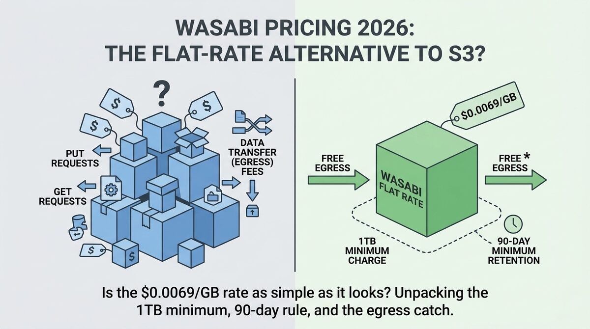 Wasabi Cloud Storage Pricing in 2026: The Flat-Rate Alternative to S3